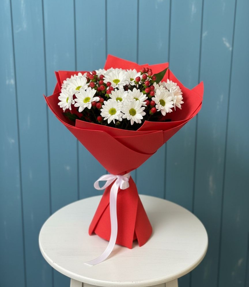 Букет цветов из: Хризантемы в Нерль