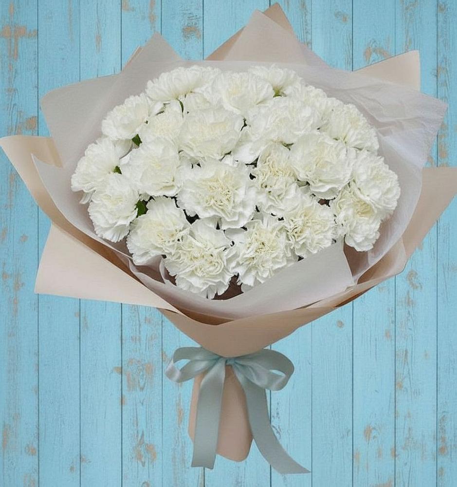 Букет цветов из: Гвоздики в Нерль