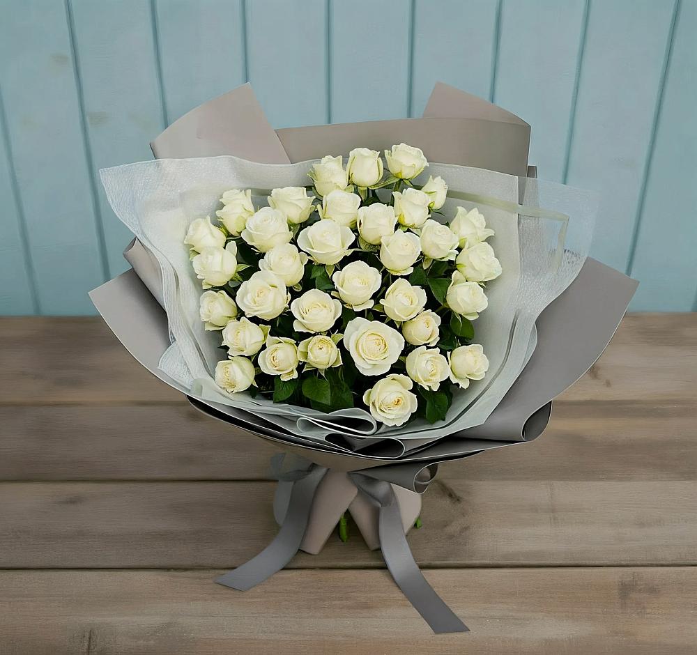 Букет Белоснежная нежность в Нерль