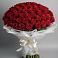 Букет 101 Красная роза Блэк Мэджик в Нерль