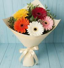 Букет цветов из:  Герберы в Нерль