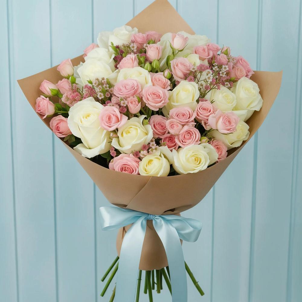 Букет цветов из: Розы в Нерль