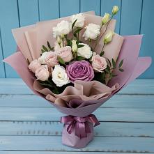 Букет цветов из:  Розы и Лизиантусы в Нерль