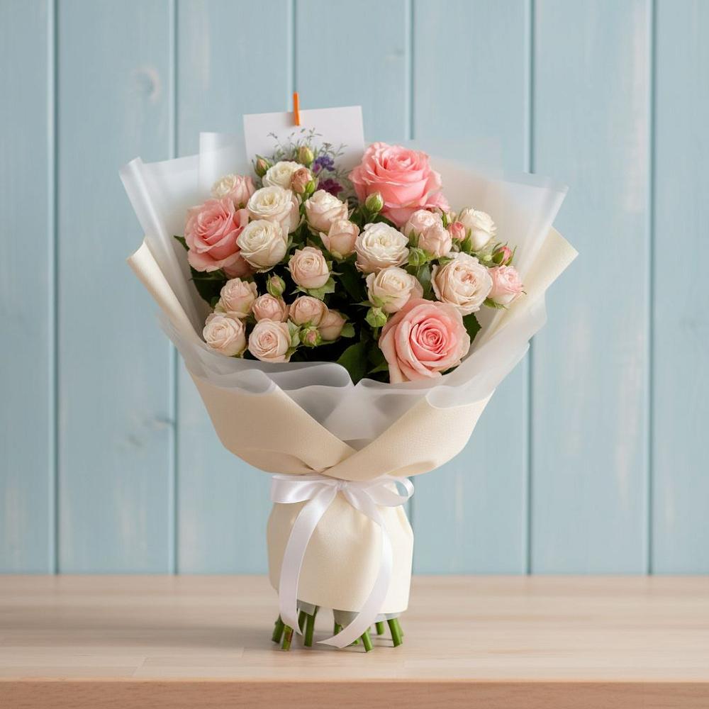 Букет цветов из: Розы в Нерль