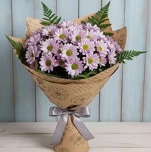 Букет цветов из:  Хризантемы #REPLACE_PRED# Нерль
