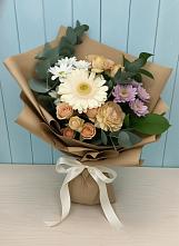 Букет цветов из:  Герберы и Хризантемы в Нерль