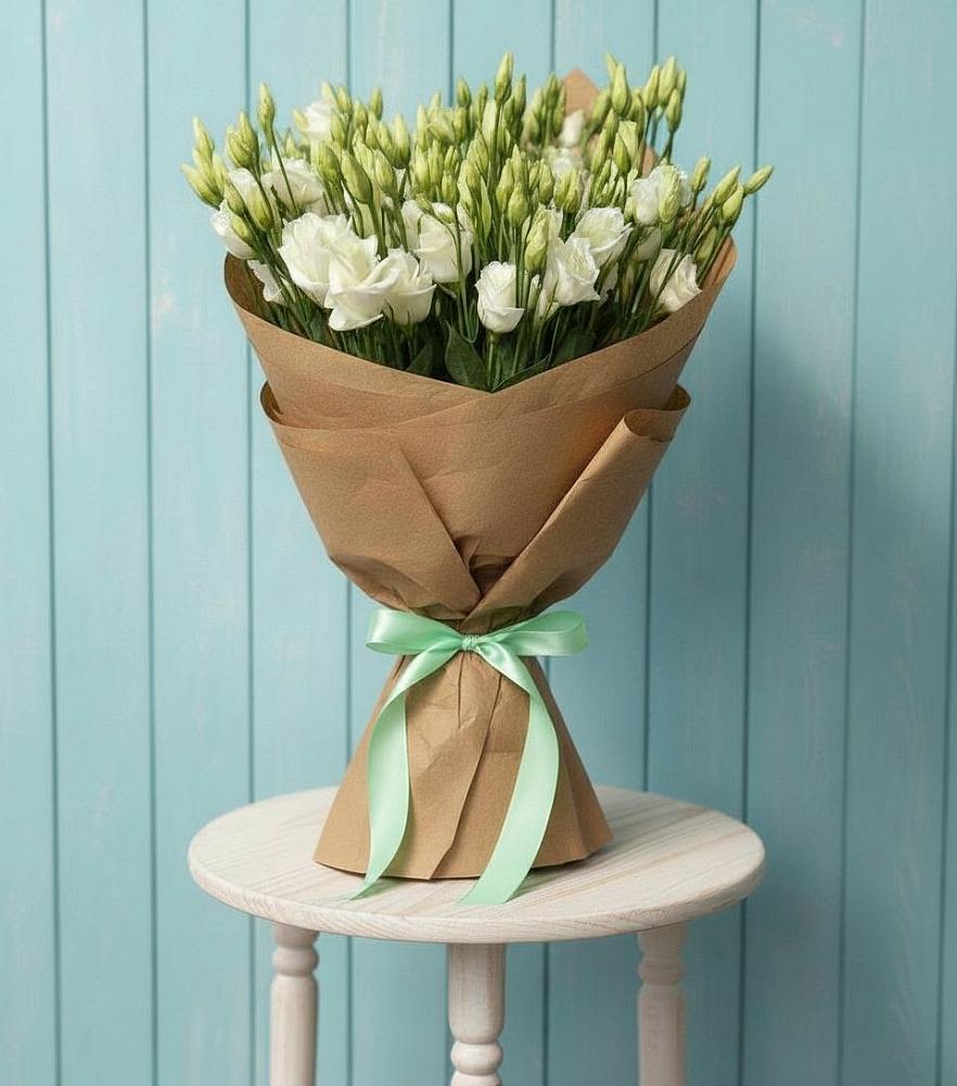 Букет цветов из: Лизиантусы в Нерль