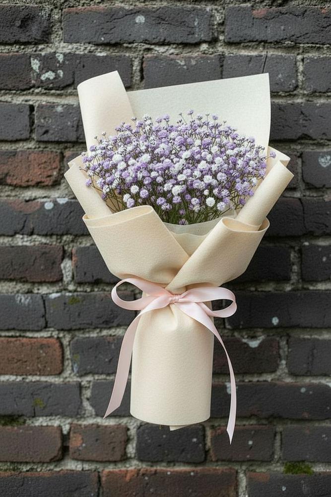 Букет цветов из: Гипсофила в Нерль