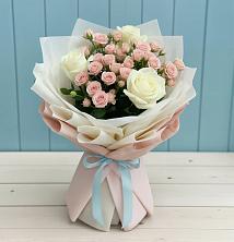 Букет цветов из:  Розы в Нерль
