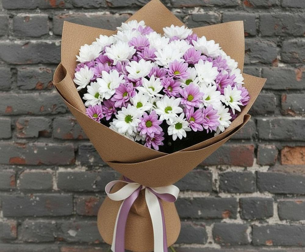 Букет цветов из: Хризантемы в Нерль
